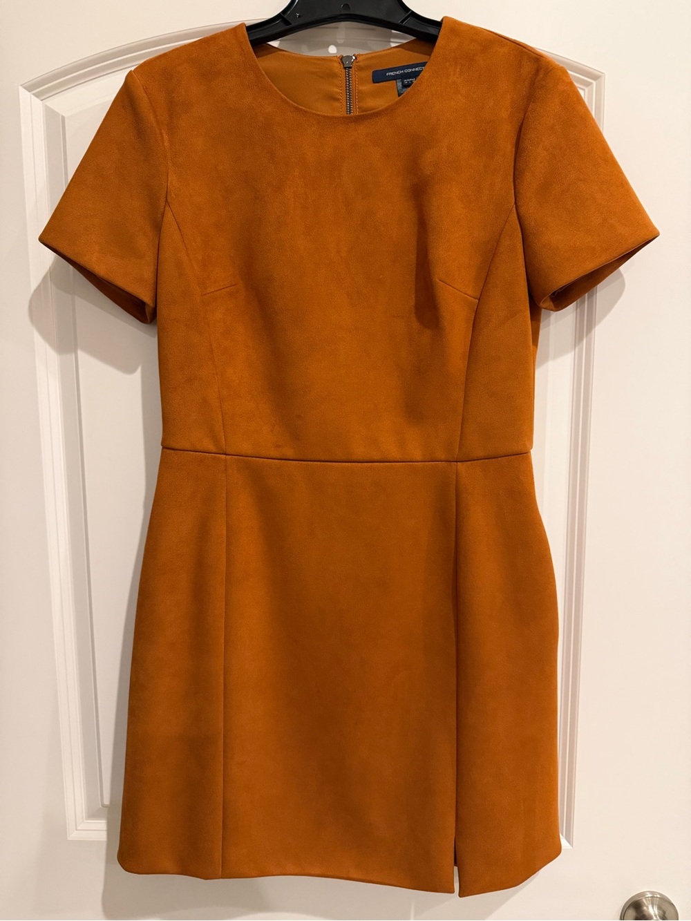 French Connection Rust Orange Short Sleeve Mini Dress size 10